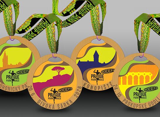 Seriál běžeckých závodů KEEN Prague Park Race