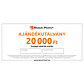Ajándékutalvány HU 20 000 Huf