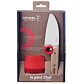 OPINEL Set de cuțite pentru copii cuțit + protecție pentru degete pentru Kids, roșu