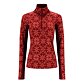 kOSZULKA KARI TRAA EDITH HALF ZIP Lady, rouge