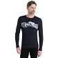 Tricou ICEBREAKER M MER 200 OASIS LS CREWE REMARKABLES Man