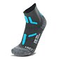 Skarpety UYN W TREKKING 2IN LOW CUT SOCKS Lady, anthracite/turquoise