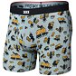 Boxeralsó SAXX VIBE XTRA SOFT COMFORT BOXER BRIEF FLY Man