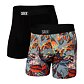 Boxerky SAXX ULTRA SUPER SOFT BOXER BRIEF FLY 2PK Man