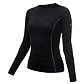 Koszulka - długi rękaw SENSOR MERINO ACTIVE LONG SLEEVE T-SHIRT W Lady, czarny