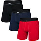 Set muških bokserica SAXX ESSENTIAL COTTON BOXER BRIEF FLY 3kom