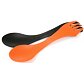 Set tacâmuri LIGHT MY FIRE SPORK ORIGINAL BIO 2-PACK RUSTYORANGE/SL