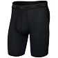 Boxerky SAXX QUEST QUICK-DRY MESH LONG BOXER BRF FLY