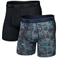 Boxeri SAXX QUEST QUICK-DRY MESH BOXER BRIEF FLY 2PK Man