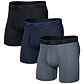 Set lenjerie de corp SAXX QUEST QUICK-DRY MESH BOXER BRIEF FLY 3 buc