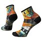 Șosete de damă SMARTWOOL W BIKE ZC CELESTIAL PRINT ANKLE