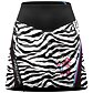 Zateplená sukně CRAZY SKIRT ALPINSTAR 3D WOMAN Lady, black-zebra
