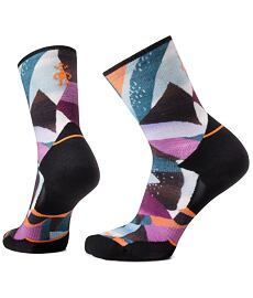 Ponožky SMARTWOOL W TRAIL RUN TC MOSAIC PIECES PRINT CREW Lady