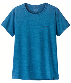 Dámské triko PATAGONIA W CAP COOL DAILY SHIRT-BOARDSHORT LOGO