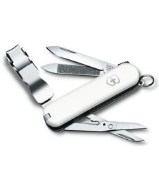 Cuțit multifuncțional VICTORINOX DELÉMONT-NAIL CLIP 580 06463.7 WHITE