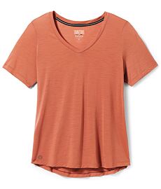 Tricou SMARTWOOL W ACTIVE ULTRALITE V-NECK SHORT SLEEVE Lady