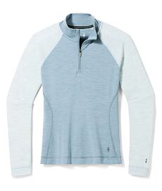 Spodní prádlo SMARTWOOL W CLASSIC THERMAL MERINO BL 1/4 ZIP B Lady