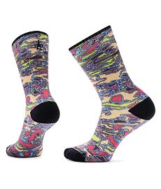 Ponožky SMARTWOOL ATHLETIC IN DAZE PRINT CREW SOCKS Uni