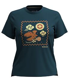 Tričko SMARTWOOL W GUARDIAN OF THE SKIES GRAPHIC SS TEE Lady