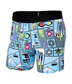 Boxeri SAXX DROPTEMP COOLING COTTON BOXER BRIEF FLY Bărbat