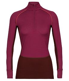 Koszulka ICEBREAKER W ZONEKNIT 260 LS HALF ZIP Lady