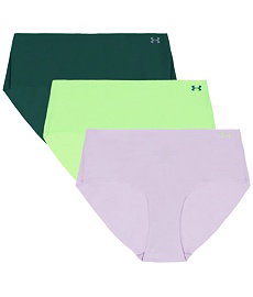 Spodní prádlo UNDER ARMOUR UA PURE STRETCH NO SHOW HIPSTER-SOLID3PK Lady