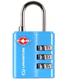 Zámok LIFESYSTEMS TSA COMBI LOCK BLUE