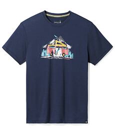 Koszulka SMARTWOOL RIVER VAN GRAPHIC SS TEE SLIM FIT Uni