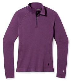 Spodní prádlo SMARTWOOL W CLASSIC THERMAL MERINO BL 1/4 ZIP B Lady