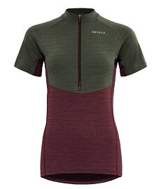 Triko DEVOLD STANDAL MERINO TEE ZIP NECK W Lady