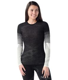 Tricou SMARTWOOL W INTRAKNIT THERMAL MERINO BL PTTRN CREW Lady