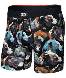 Boxerky SAXX VIBE XTRA SOFT COMFORT BOXER BRIEF FLY Man