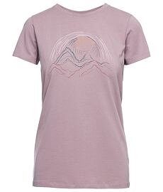 Triko BLACK DIAMOND W SUMMIT SCRIBBLE TEE Lady