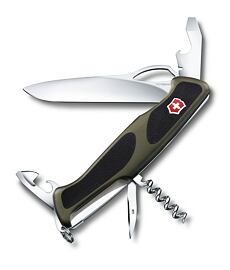 Cuțit multifuncțional VICTORINOX DELÉMONT-RANGERGRIP 61 09553.MC4 OLIV