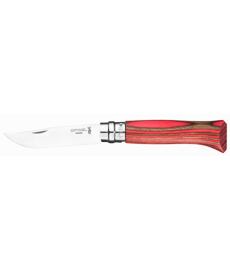 Cuțit OPINEL VRI N08 LAMINAT RED, laminat rosu