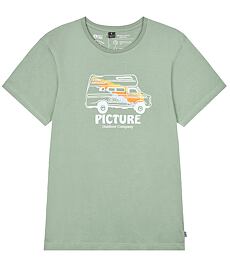 Tricou Picture CUSTOM VAN S/S Man, green spra