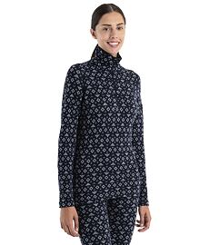 Tricou ICEBREAKER W MER 260 VERTEX LS HALF ZIP FIRST SNOW Lady