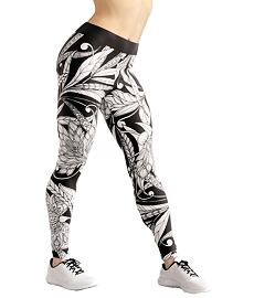 Colanți UTOPY WEAR LEGGINGS WHITE PASSION Lady