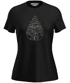 Dámské tričko ICEBREAKER W MER 150 TECH LITE III SS TEE HIKE PATH