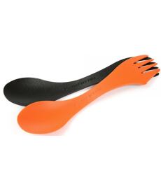 Set tacâmuri LIGHT MY FIRE SPORK ORIGINAL BIO 2-PACK RUSTYORANGE/SL