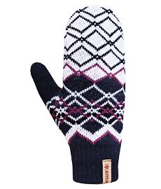 Rękawiczki KAMA DZIANINOWE MERINO GLOVES R112 Uni, ciemnoniebieskie