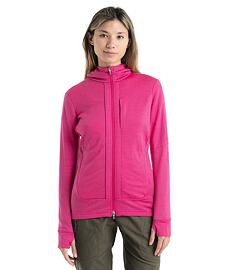 Mikina ICEBREAKER W QUANTUM III LS ZIP HOOD Lady