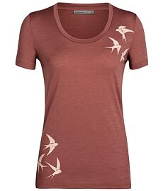 Tričko ICEBREAKER W TECH LITE SS SCOOP TEE SHAPES Lady