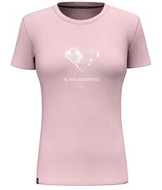 Triko SALEWA PURE HEART DRY W T-SHIRT Lady