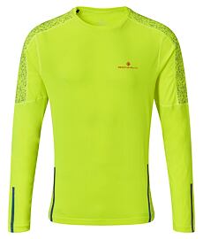 Koszulka z długim rękawem RONHILL M LIFE NIGHT RUNNER L/S Man