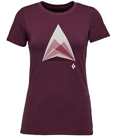 Tričko BLACK DIAMOND W MOUNTAIN TRANSPARENCI SS TEE Lady