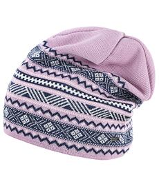 Czapka KAMA KNITTED MERINO HAT A175 Uni, różowa