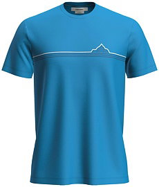 Pánské tričko ICEBREAKER M MER 150 TECH LITE SS TEE RANGE STRIPES