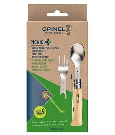 Set OPINEL PICNIC PLUS WITHOUT KNIFE, oțel inoxidabil