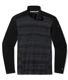 Spodní prádlo SMARTWOOL M CLASSIC THERMAL MERINO BL 1/4 ZIP B Man